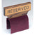 Pew Reserve Sign - Flexible Fabric - Church Furniture, Church Supplies - Patrick Baker & Sons