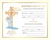 Spiritual Baptism Certificate - Certificates - Patrick Baker & Sons