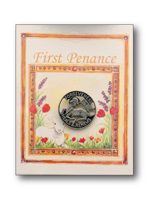 TT028  Lapel Pin First Penance