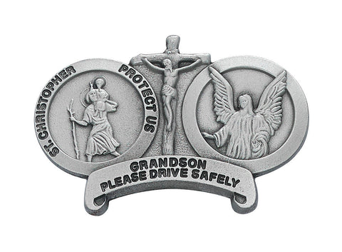 ST CHRISTOPHER GRANDSON VISOR CLIP