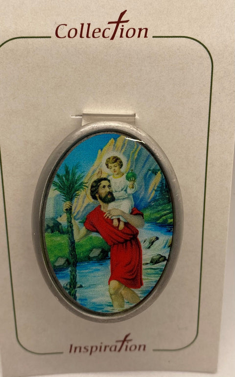 ST CHRISTOPHER VISOR CLIP