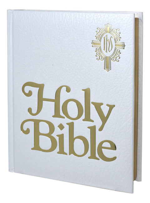 New Catholic Bible Family Edition White Or Burgandy