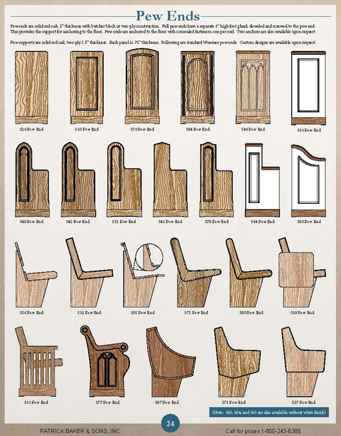 Church Furniture - Church Furniture - Patrick Baker & Sons