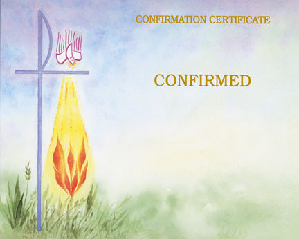 Watercolor Create Your Own Confirmation Certificate– Patrick Baker ...