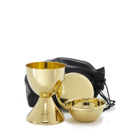 AB-17G   Chalice & Paten, Ciborium Travel Set