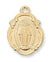 GOLD OVER STERLING SILVER MIRACULOUS MEDAL 18" GOLD PLATED