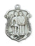STERLING SILVER ST. MICHAEL POLICE MEDAL