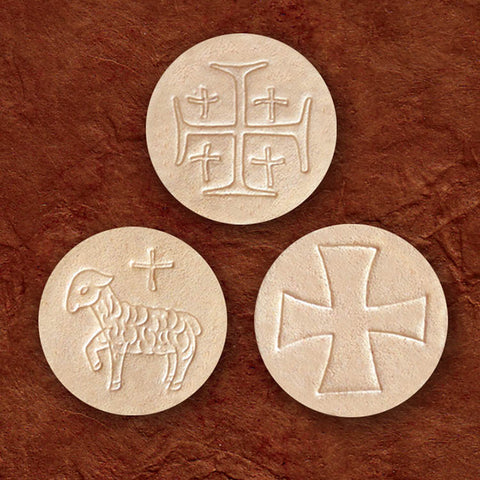 Altar Bread 1-1/2" Assorted Designs CH-6 -  - Patrick Baker & Sons