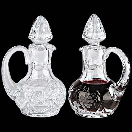 K955 Crystal Cruets - cruets - Patrick Baker & Sons
