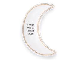 MOON CERAMIC TRINKET TRAY