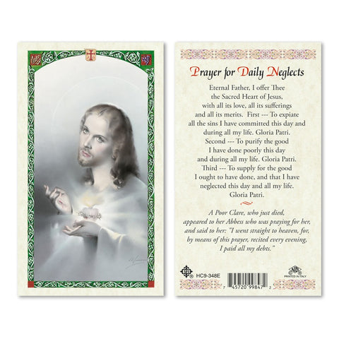 hc9-348e Prayer/Daily Neglects