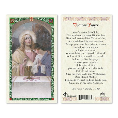 HC9-382E VOCATION PRAYER