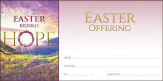 Offering Envelope | Easter | Easter Brings Hope