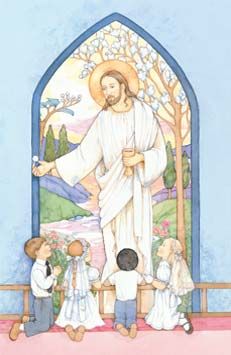 First Holy Communion - Christ with Children - Standard Size Bulletin