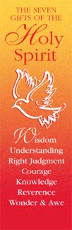 Confirmation - Seven Gifts of the Holy Spirit - Bookmark -Pack of 25