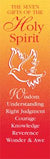 Confirmation - Seven Gifts of the Holy Spirit - Bookmark -Pack of 25