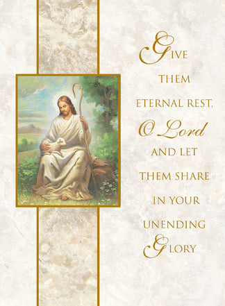 Eternal Rest Mass Cards - Mass Cards - Patrick Baker & Sons