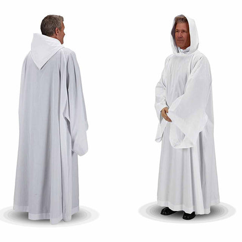 F2650 Hooded Monastic Alb  X SMALL