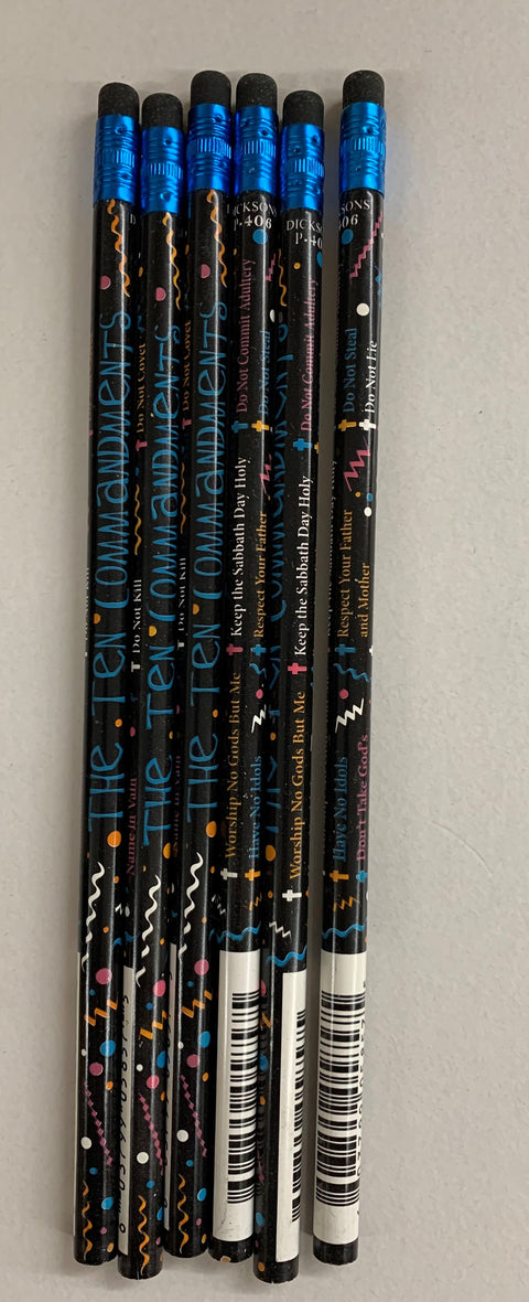 P-406 PENCILS TEN COMMANDMENTS