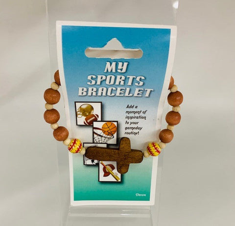 Girls Softball Bracelet