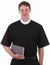 MDS Short Sleeve Neckband Clergy Shirt