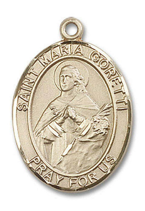 St. Maria Goretti Medal Gold Filled