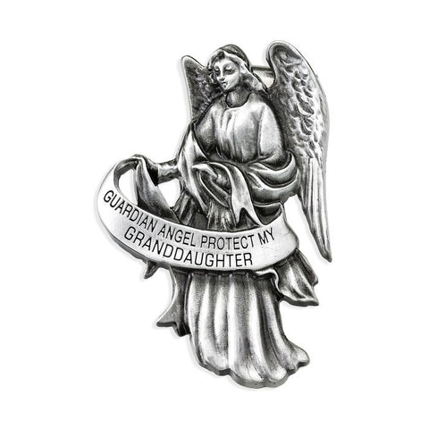 Guardian Angel Auto Visor Clip Protect My Granddaughter