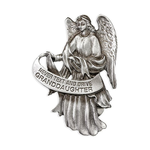 Guardian Angel Auto Visor Clip Granddaughter Don't Text and Drive