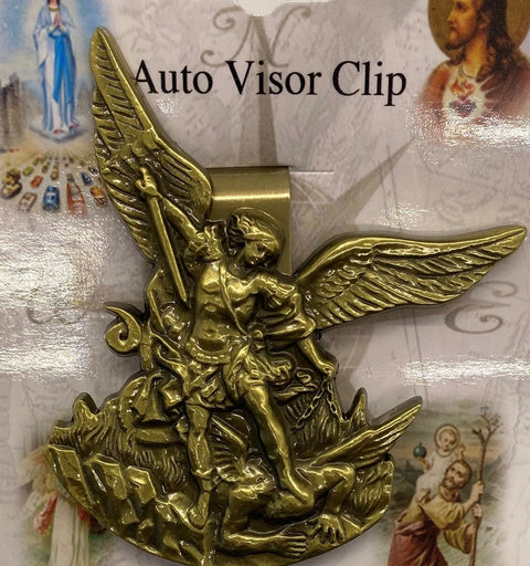 ST MICHAEL VISOR CLIP