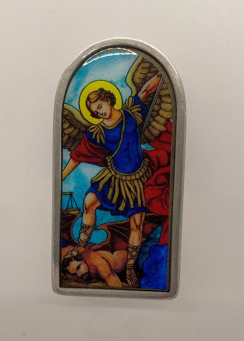 ST MICHAEL VISOR CLIP